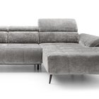 Corner sofa with sleeping function Mamutio L-shaped Aphrodite 21 chenille right-hand side