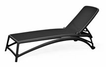 Atlantico Nardi garden lounger made of certified anthracite material