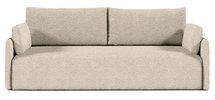 Mino sofa bed with Abriamo 3 boucle bedding container