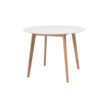 Ikast round table, diameter 100 cm, with white top