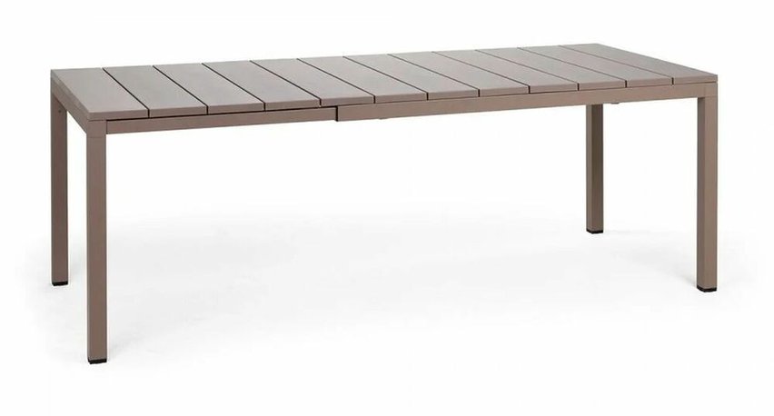 Rio Nardi extendable garden table 140-210x85 cm made of certified brown material