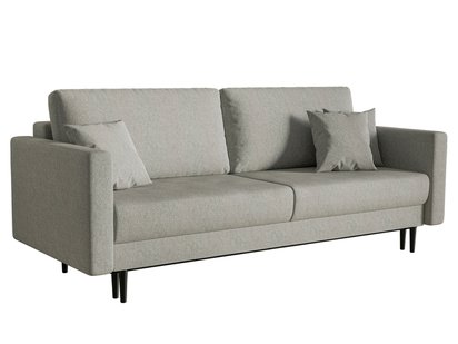 Valico Storm 85 three-seater sofa with black legs