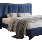 Bratan upholstered bed 160x200 cm blue