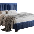 Bratan upholstered bed 160x200 cm blue