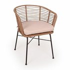 Izzalini technorattan garden chair with armrests