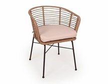 Izzalini technorattan garden chair with armrests