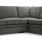 Figline L-shaped corner sofa with sleeping function with container Lincoln 90 corduroy right-hand side