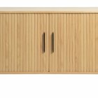 Commode Gativel 140x76 cm lattes en chêne naturel