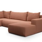 Corner sofa with sleeping function Lummi U-shaped Aragon 56 right-hand side