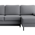 Tomonde L-shaped corner sofa with sleeping function with universal container