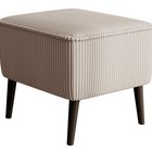 Vence Lincoln 01 footstool, black legs