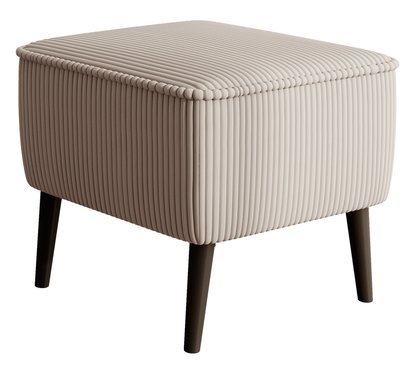 Vence Lincoln 01 footstool, black legs