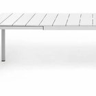 Rio Nardi extendable garden table 210-280x100 cm made of certified white material