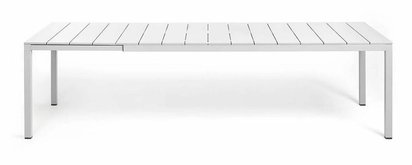 Rio Nardi extendable garden table 210-280x100 cm made of certified white material