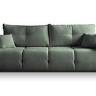 Mollete three-seater sofa bed with storage Sicuro 05 chenille