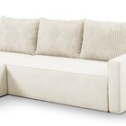 Bismo L-shaped corner sofa bed with storage (Fabric: Asti 25 Suzi 14, Side: Left)