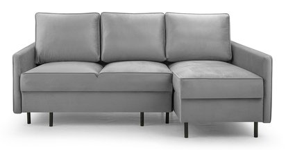 Corner sofa with sleeping function Rosilli L-shaped with container right side Monolith 85