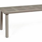 Levante Nardi extendable garden table 160-220x100 cm made of certified brown material