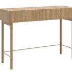 Nolie dressing table with drawer and legs, 110 cm, Oiled Oak