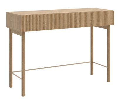 Nolie dressing table with drawer and legs, 110 cm, Oiled Oak