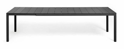 Rio Nardi extendable garden table 210-280x100 cm made of certified anthracite material