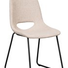 Panessy upholstered chair in beige chenille