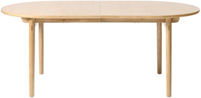 Yoffers table oval top 190x100 cm natural oak