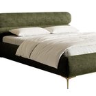 Upholstered bed 180x200 cm Roule Perfect Harmony 39 chenille gold legs