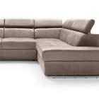 Ararip 268 cm L-shaped corner sofa bed with adjustable headrests and storage (Fabric: Element 06, Side: Right)