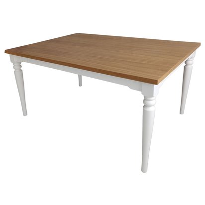 Nata dining table 140x90 cm white base