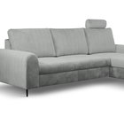 Montago L-shaped corner sofa bed with storage (Fabric: Velluto 15, Side: Right)