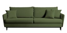 Volio three-seater sofa with black legs