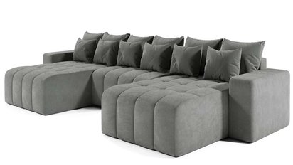 Corner sofa with sleeping function Batilo U (Fabric: Salvador 17)