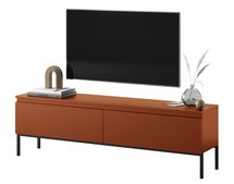 Bemmi TV cabinet 150 cm Brick red