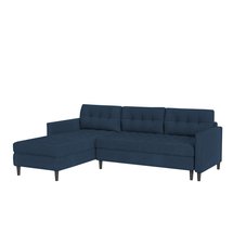 Copenhagen Corner Sofa (Fabric: Monolith 77, Legs: Black)