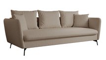 Castilio three-seater sofa with Moly 11 container, hydrophobic chenille