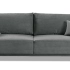 Jokiranta three-seater sofa with storage, grey corduroy