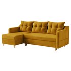 Corner sofa with sleeping function Bernial (Fabric: Kronos 01)