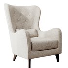 Calmino Raven chaise longue 22 pieds wengé