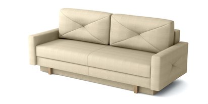 Lartes three-seater sofa bed with storage (Fabric: Monolith 04, Legs: Natural)