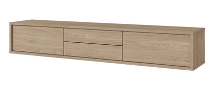 Moddern TV cabinet 180 cm with drawers and hanging option, oiled oak