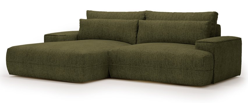 Corner sofa with sleeping function Frenno L-shaped with container Modesto 484 left-hand side