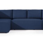 Corner sofa with sleeping function Farese New U-shaped with container right side (Fabric: Poso 05)