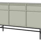 Evo three-door chest of drawers with drawers and frame 154 cm Sage