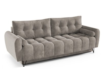 Minna Amon 16 three-seater sofa with storage, hydrophobic velvet