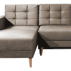 Corner sofa with sleeping function Masime L (Fabric: Monolith 09)