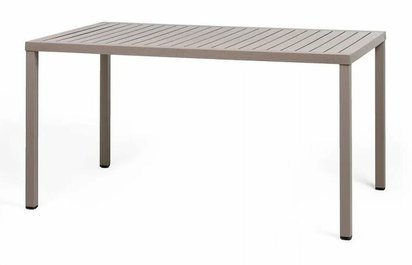 Cube Nardi garden table 140x80 cm made of certified brown material