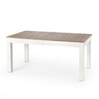 Table extensible Pera 160-300x90 cm blanc-chêne sonoma