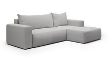 Corner sofa with sleeping function Lummi L-shaped Aragon 80 right-hand side