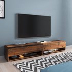 Meuble TV Wander 180 cm style ancien (Eclairage : Non)
